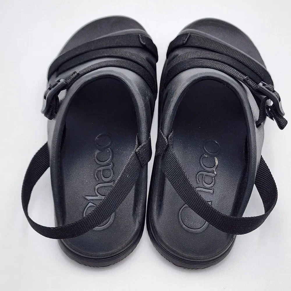 Chaco Unisex-Child Chillos Big Kids Performance Slides‎ Sandals Black Size 5